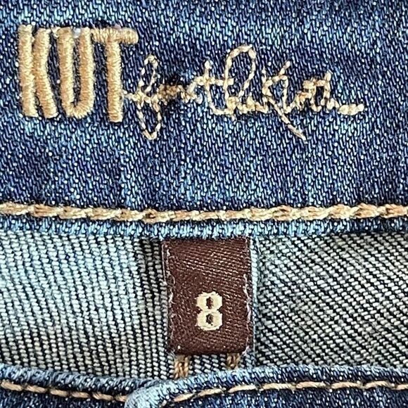 Kut From The Kloth Catherine Boyfriend Jeans Sz 8 - Picture 4 of 10